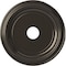 Ekena Millwork Traditional PVC Medallion (Canopies up to 11 1/2"), 19"OD x 3 1/2"ID x 1 1/2"P, Metallic Charcoal CMP19TRCCH - alternate 1
